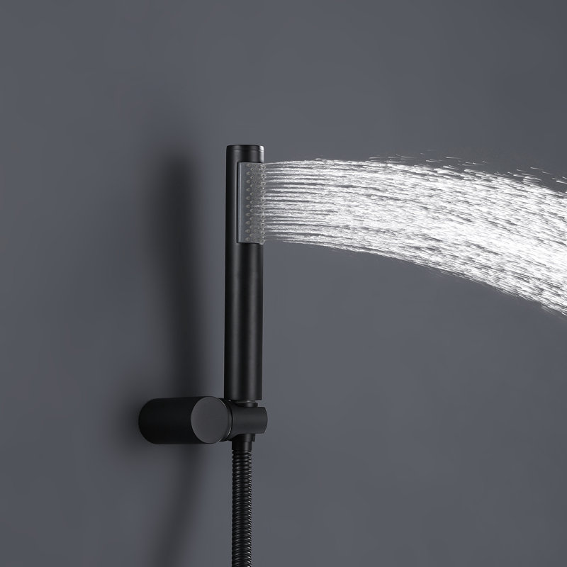 All-In-One Kit with Rough in-Valve, Matte Black
