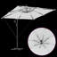 Umbrella with LED Strip Lights Polyester and Aluminium Outdoor Parasol-1633500823-1633500816