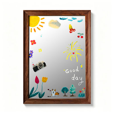Rectangle Solid wood Wall Mirror