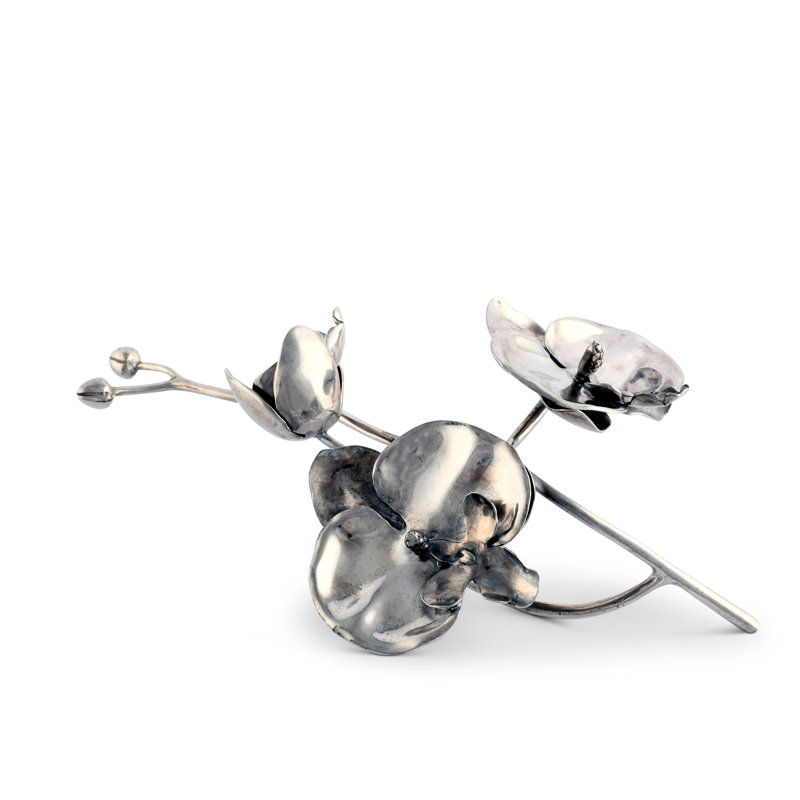 Tropical Tales Pewter Orchid Napkin Ring
