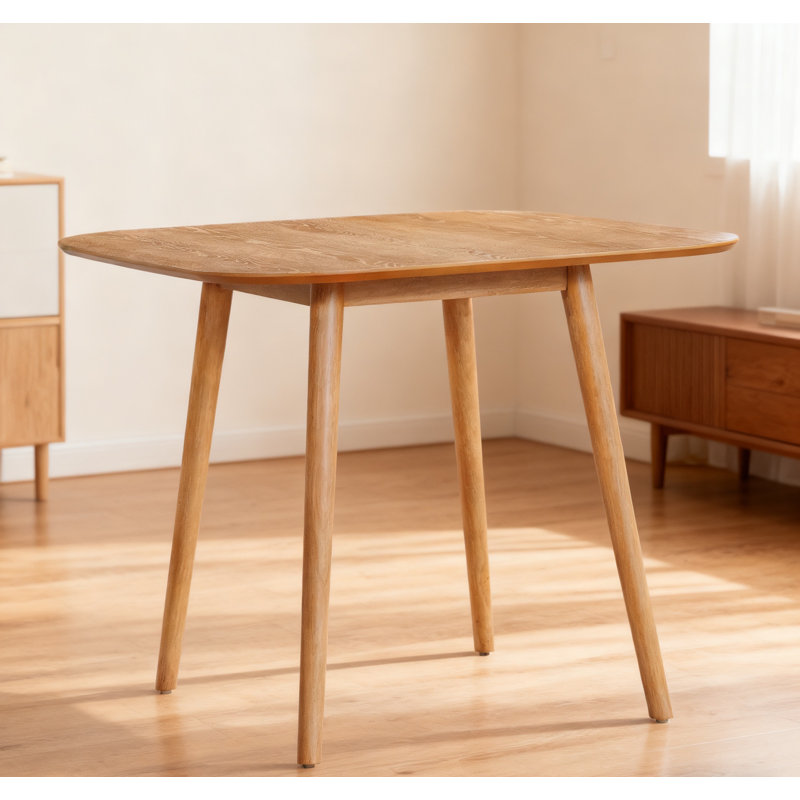 Table de salle à manger carrée (Naturall), Naturel