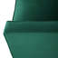 Fauteuil club, fauteuil d'appoint en velours vert