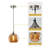 Charolyn 3 - Light Single Pendant Light Globe Pendant Light Fixtures Glass Pendant Lights Kitchen Island Lighting-1762425230-1749528560