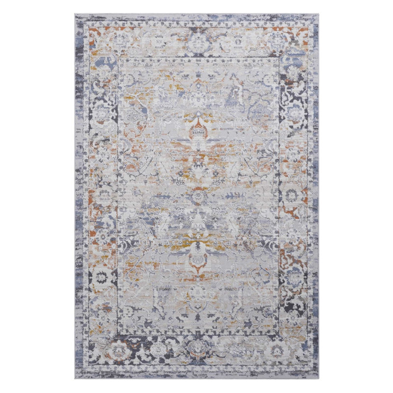 Oriental Indoor / Outdoor Rug, Rectangle 5'3" x 7'6"