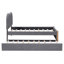 Lit plateforme simple tapissier avec pieds de support en bois et lit gigogne simple-1163582255-1163582254