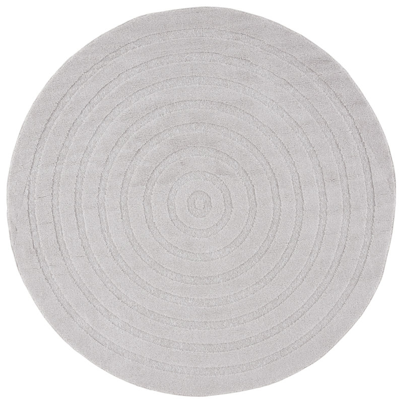 Jhanae Ramona Performance Geometric Rug, Round 6'7"