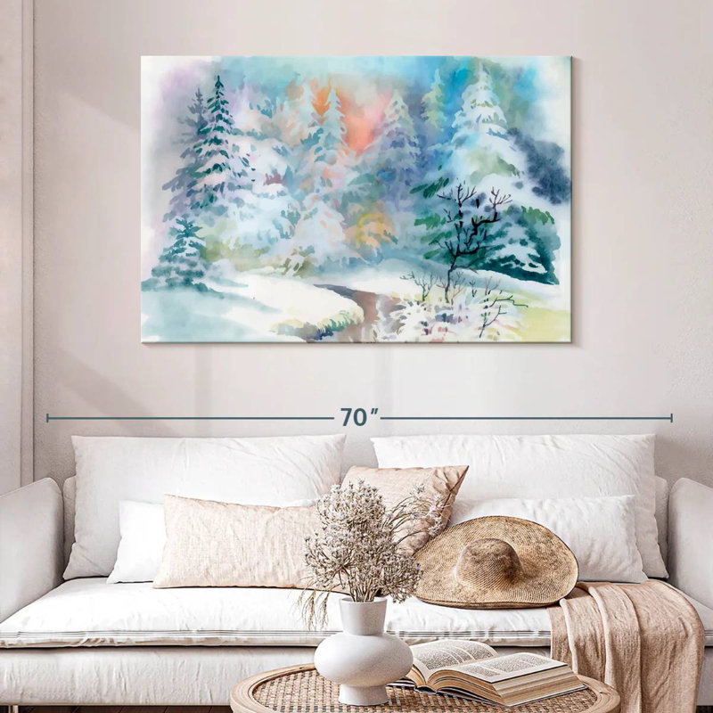 Alvord Fantasy Winter Landscape, 32" H x 48" W