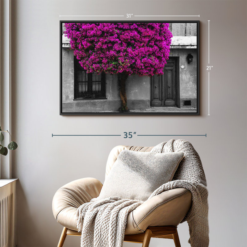 " Vivid House Tree Pop ", 31" H x 21" W