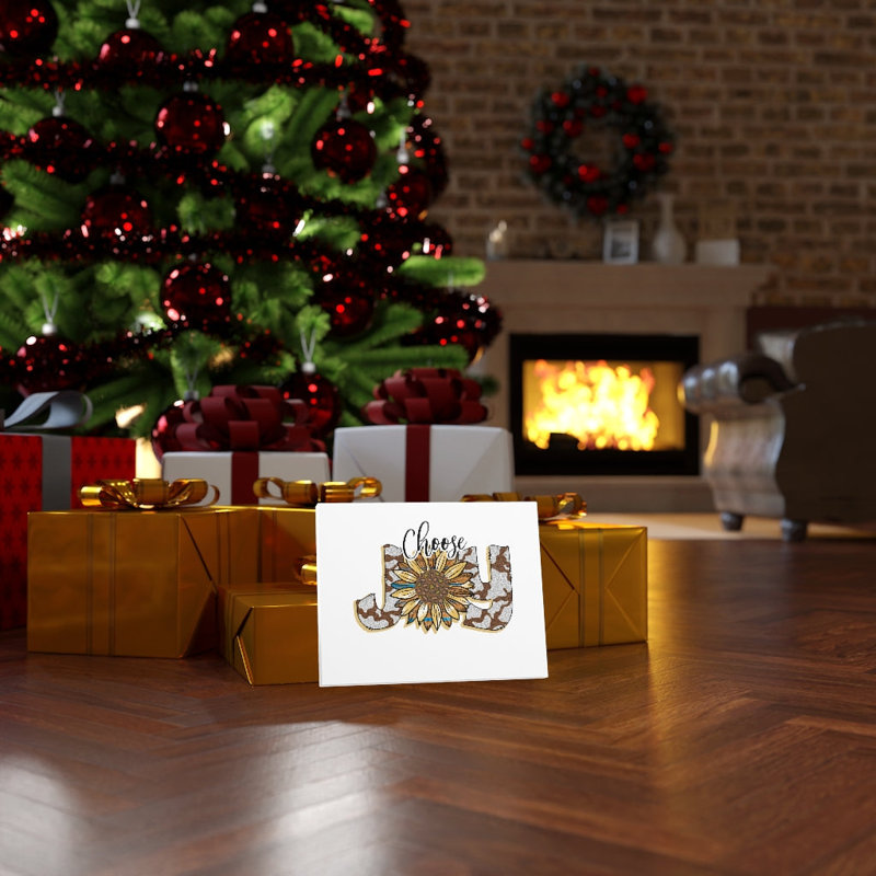Choose Joy - Wrapped Canvas Print, 28cm H x 36cm W