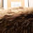 Diller Dark Brown Faux Fur Machine Washable Shag Fluffy Area Rug-1531317379