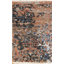 Shangri-La Hand Knotted Wool Area Rug in Blue/Coral/Silver/Black