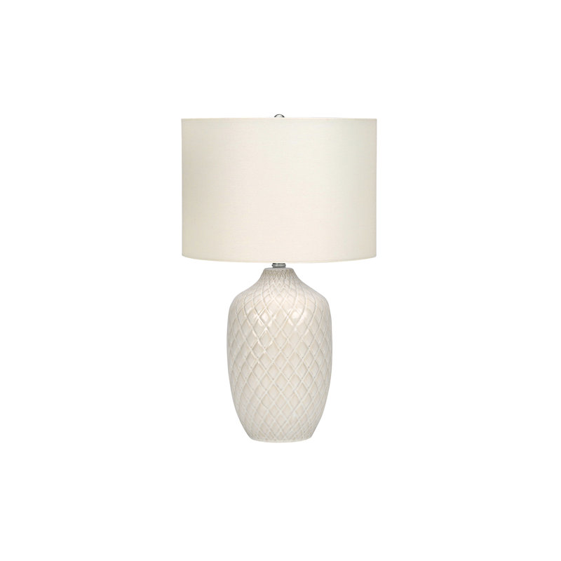 Lighting Table Lamp, Ceramic, Shade, Transitional, Cream