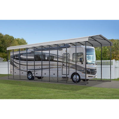 Galvanized Steel Rv Carport, 14X47X14