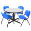 Table de salle à manger Regency Cain-73413363-73413368