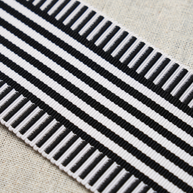 Ruban à rayures Schumacher x Victor Glemaud Keket, Noir