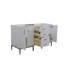 Meuble-lavabo double autoportant de 60 po Aashis