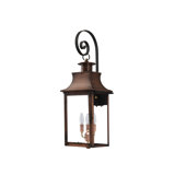 Royal Aged Copper 2 - Bulb 32'' H Outdoor Wall Lantern
