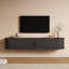 Meuble télé flottant avec lumières RVB, tablette murale 63 po-1445406761-1450539024