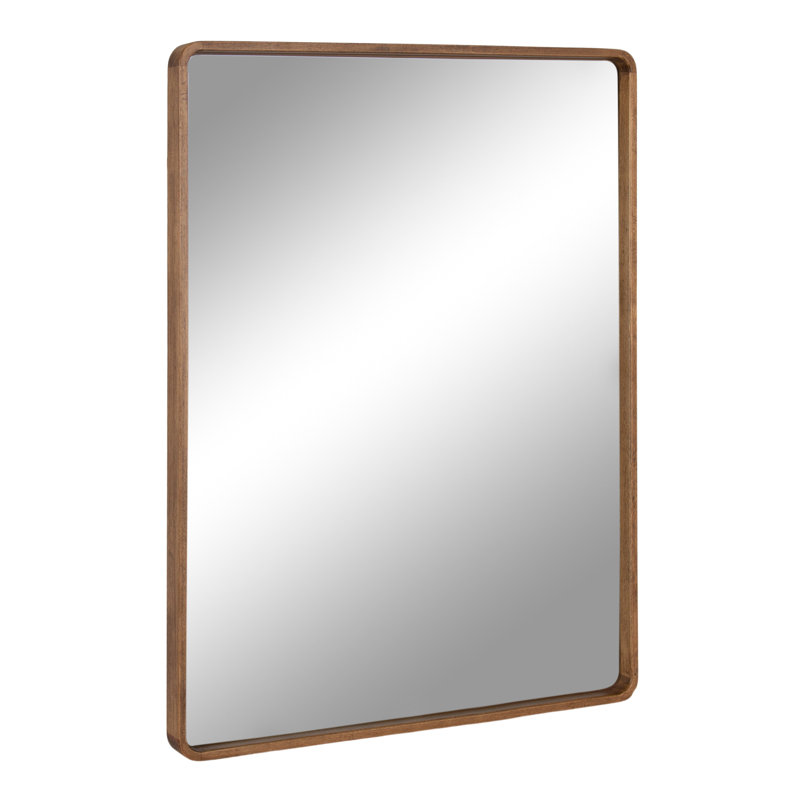 Miroir d'appoint Sherman, 30 po x 24 po, Rustique naturel