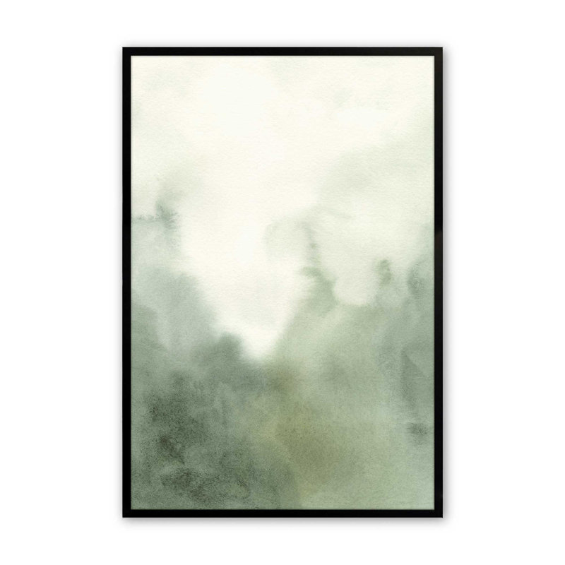 «Mute Forest Shadows I Print», Cadre photo noir simple, H 17 po x l 13 po