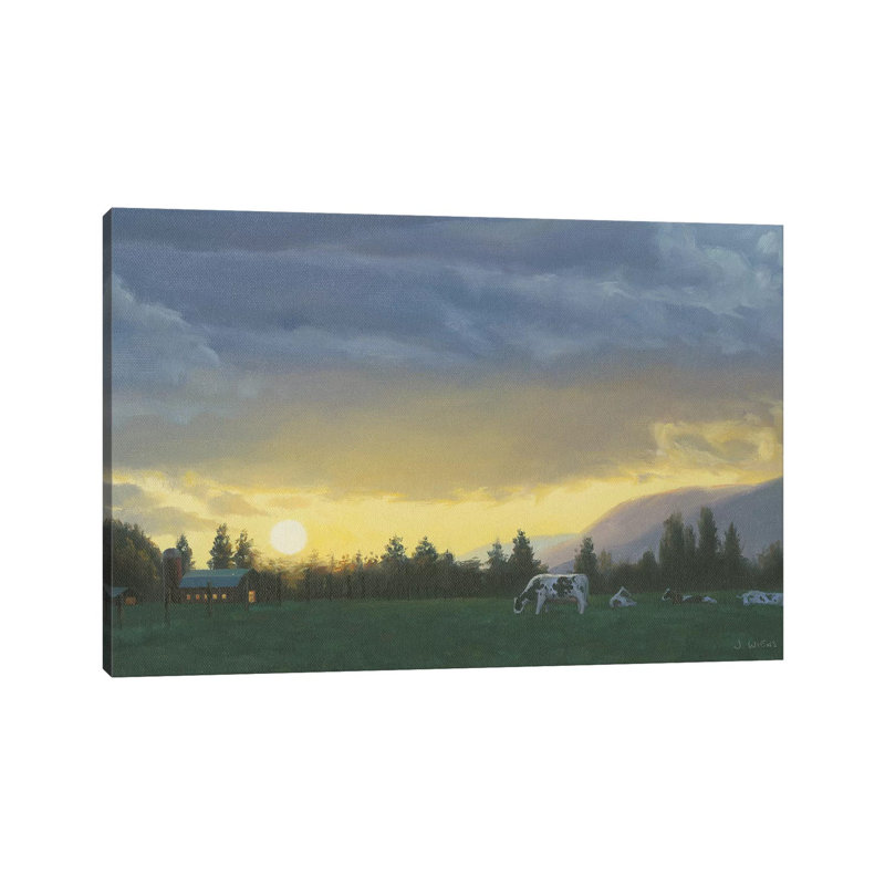Farm Life II by James Wiens - 1 Piece Wrapped Canvas Wall Art, 20.32 cm H x 30.48 cm W