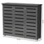 20 Pair Shoe Storage Cabinet