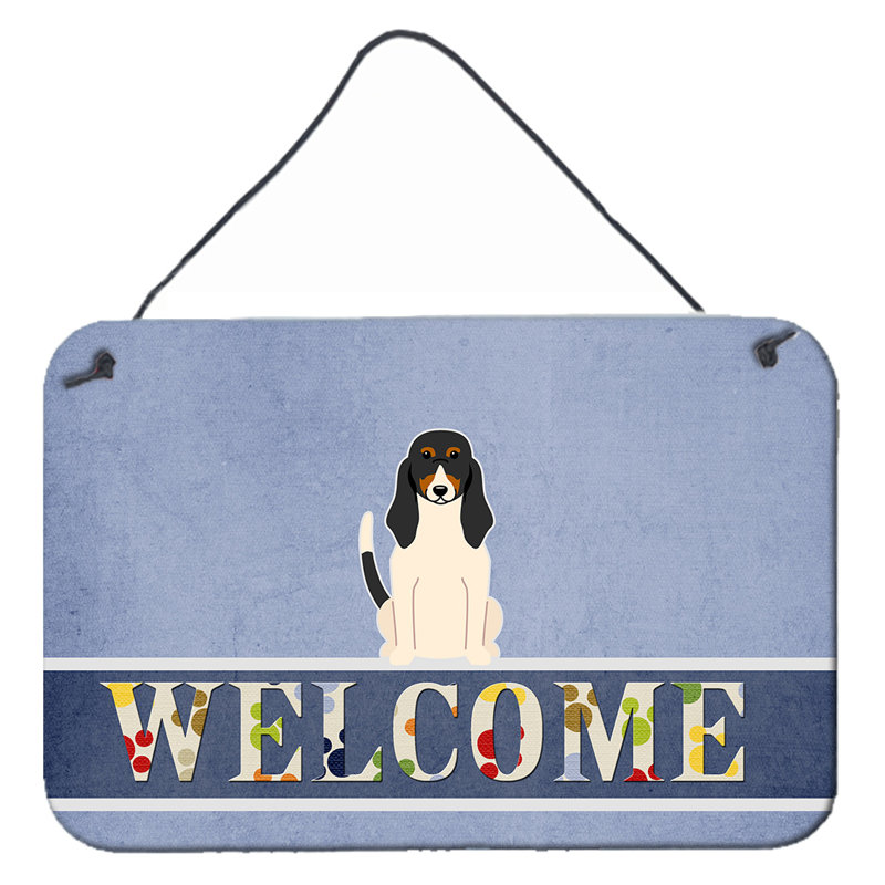 Modern Landscape & Nature Wall Decor on Metal, Pearl White/Cream, Swiss Hound