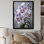 Hibiscus scintillant beauté II - art mural floral salon