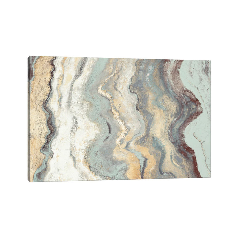 "Cool Flow I" par Patricia Pinto, reproduction d’art, Pas de tapis, Toile tendue, H 18 po x l 12 po x 1,5 po