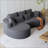 Modern Upholstered Oversized Sectional Sofa-1631733448-1631733449