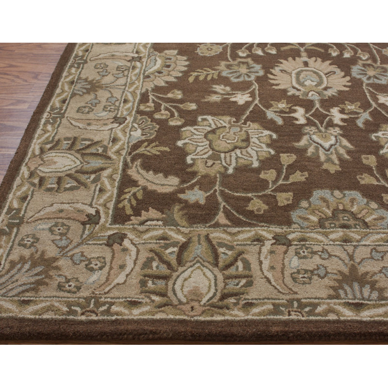 Tapis oriental brun Esm Tara, Rectangle 5 pi x 8 pi