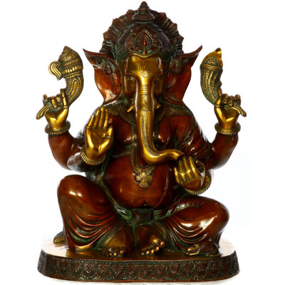 Le Khipra Ganapati aux teintes rouges