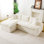 Versatile Convertible Twin - Seat Sofa With Right Chaise Lounge, Reclining For Premium Comfort And Adaptable To Various Living Spaces
