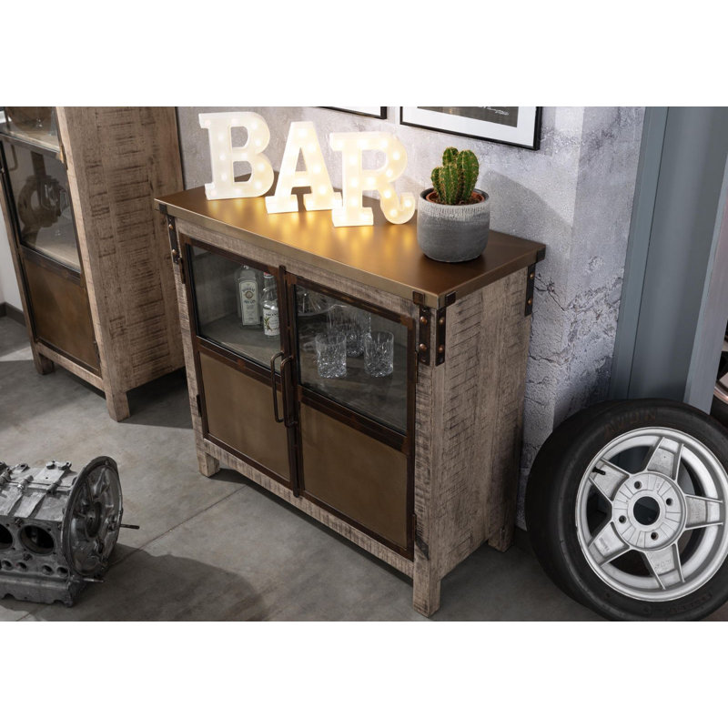 Heavy Industry 100cm Sideboard, Brown