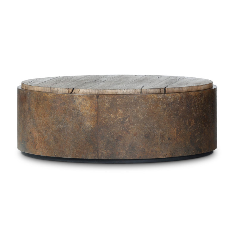 Kipp Coffee Table-Rust Aluminum