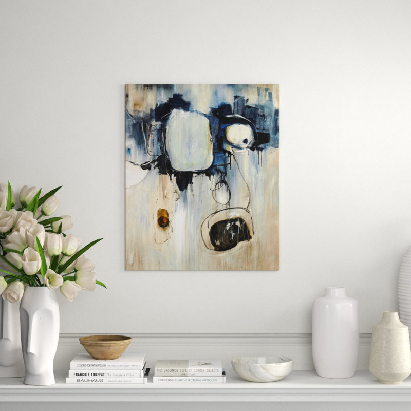 Blue Dawn Print, 60" H x 50" W, Marble Glaze