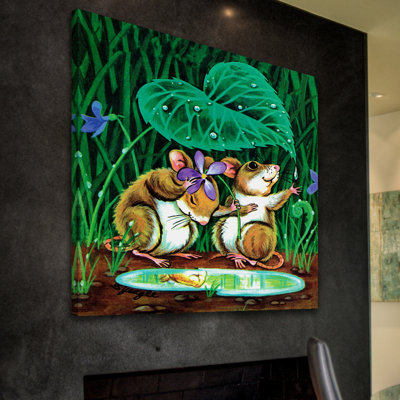 Sweet Mouses - Graphic Art on Canvas
