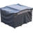 Glenmore Acacia Wood Outdoor Patio Rectangle Bar Table with Protective Cover Included