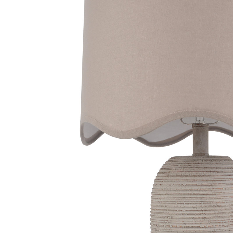 Yvonne Wavy Shade Table Lamp