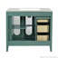 Armoire de rangement moderne de 36 po avec 3 tiroirs et cadre en bois massif-116858790