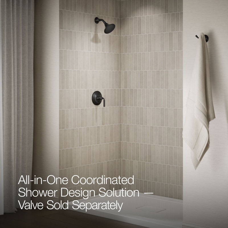 Tone Pressure-Balancing Shower Faucet Trim, Matte Black