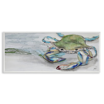 " Vivid Crab Beach Shoreline Nautical Landscape Scene " by Stacy Gresell
