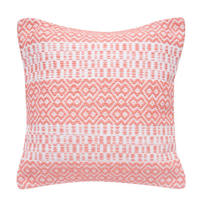 Pim Diamond Stripe Aqua Pillow