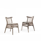Fansipan Leather Solid Wood Dining Chair