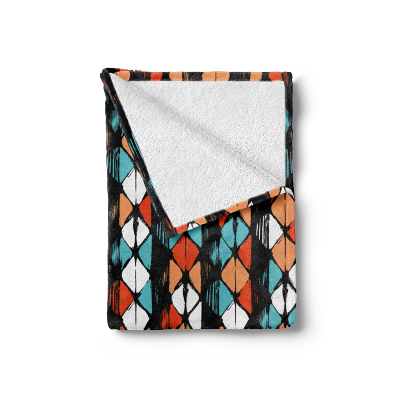 Hand Woven Throw Blanket, 50" x 70"