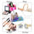 Plastic 8 Compartment Makeup Organizer