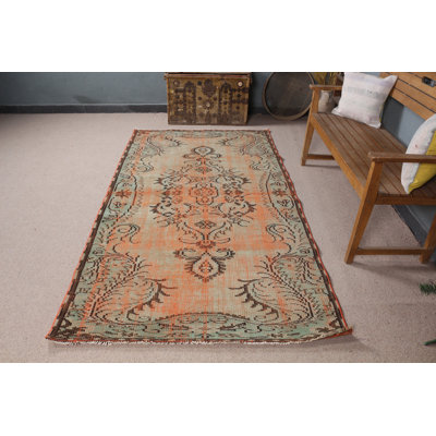 Tapis turc fait à la main, parfait pour décorer un salon bohémien ou rehausser magnifiquement votre espace