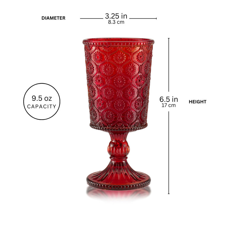 Verres à vin Mitzi, Rouge