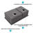 30"X19"X10" Undermount Double Bowl Kitchen Sink - 16 Gauge With Two 10" Deep Basin