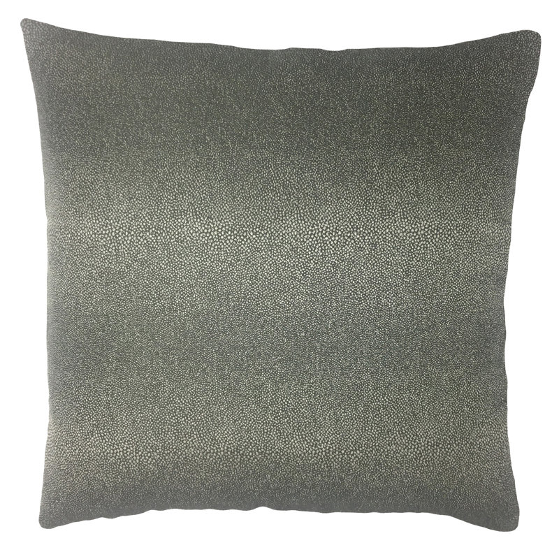  Coussin intérieur / extérieur Feather, 22 po x 22 po, Gris clair